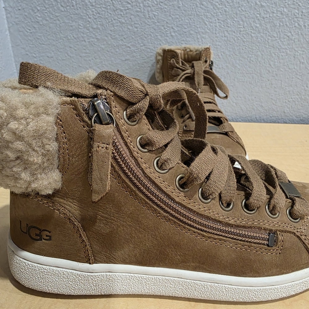 UGG Women's Brown High-Top Sneakers Size 5.5 - Picture 6 of 12